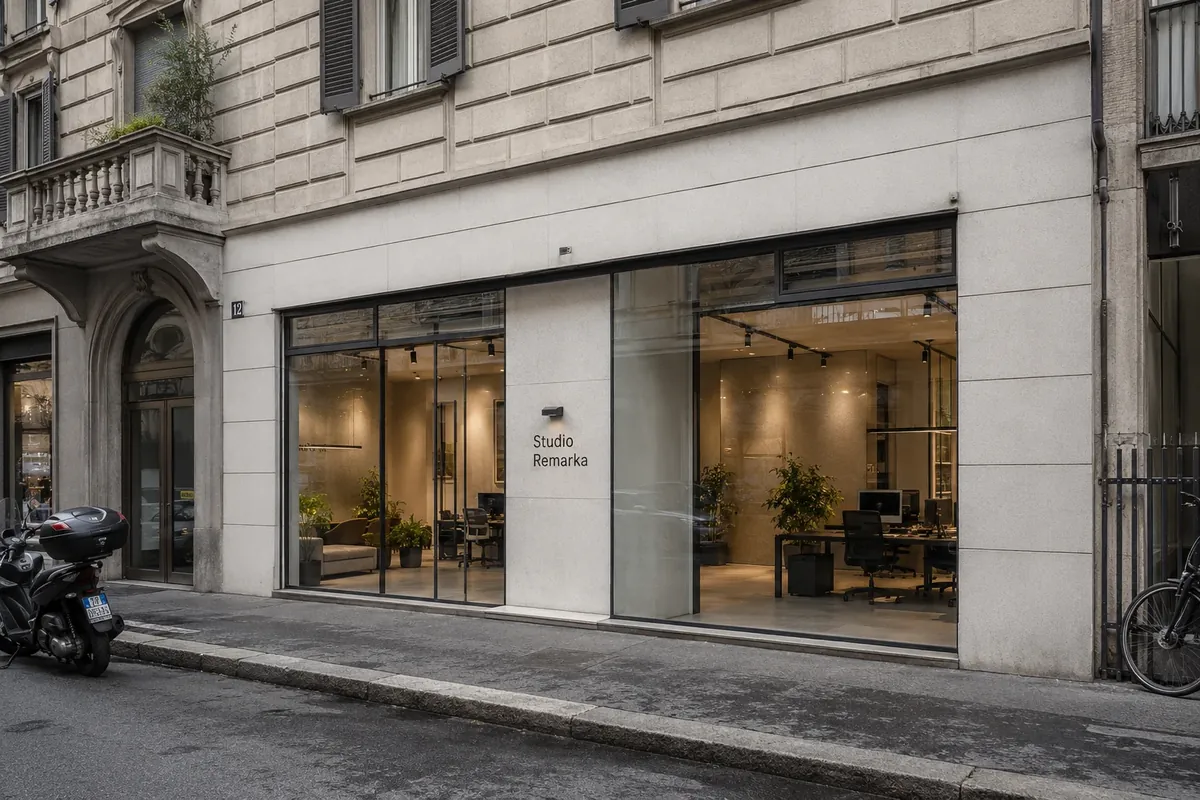 Studio Remarka's office in central Milan